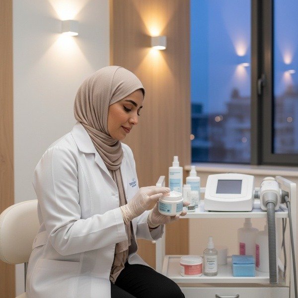 كريم بعد الليزر