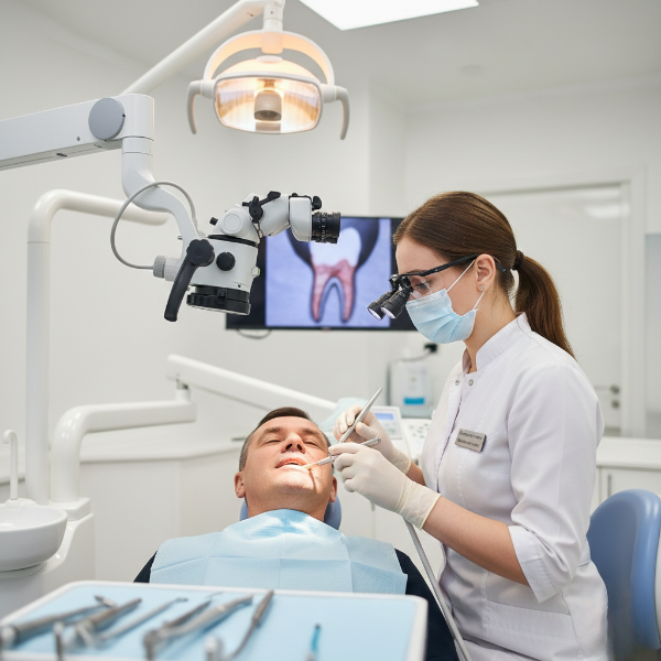 علاج قناة الجذر